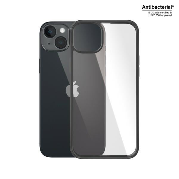 PanzerGlass ClearCase antibacterial case for iPhone 14 Plus / 15 Plus - transparent and black