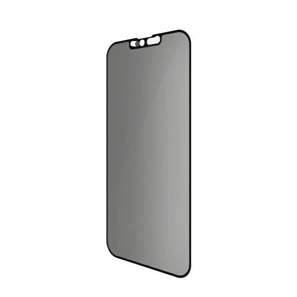 PanzerGlass E2E Microfracture Antibacterial Privacy Glass with Camera Protector for iPhone 13/13 Pro - With Black Frame