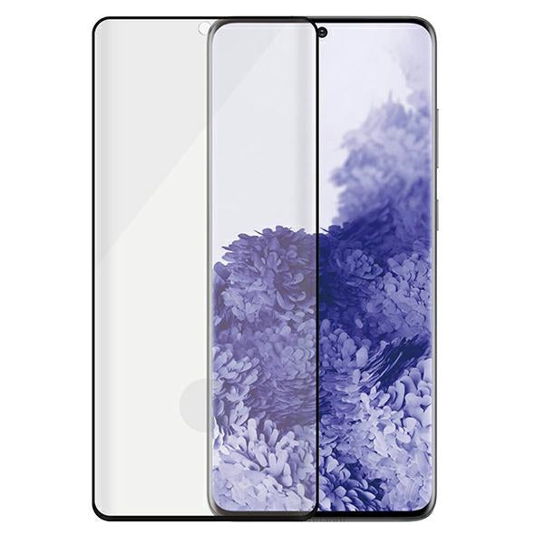 PanzerGlass E2E Microfracture antibacterial glass for Samsung Galaxy S21 Ultra - with black frame