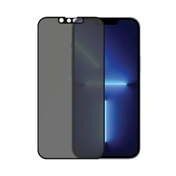 PanzerGlass E2E Microfracture antibacterial privacy glass for iPhone 13 Pro Max - with black frame
