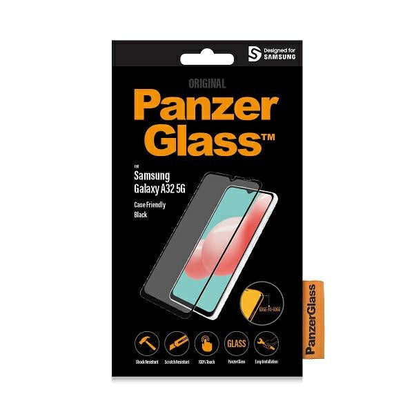 PanzerGlass E2E Regular tempered glass for Samsung Galaxy A32 5G - with black frame