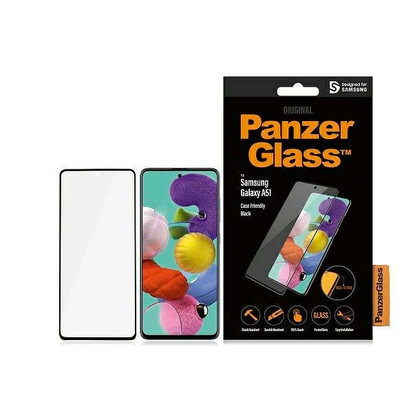 PanzerGlass E2E Regular tempered glass for Samsung Galaxy A51 - with black frame