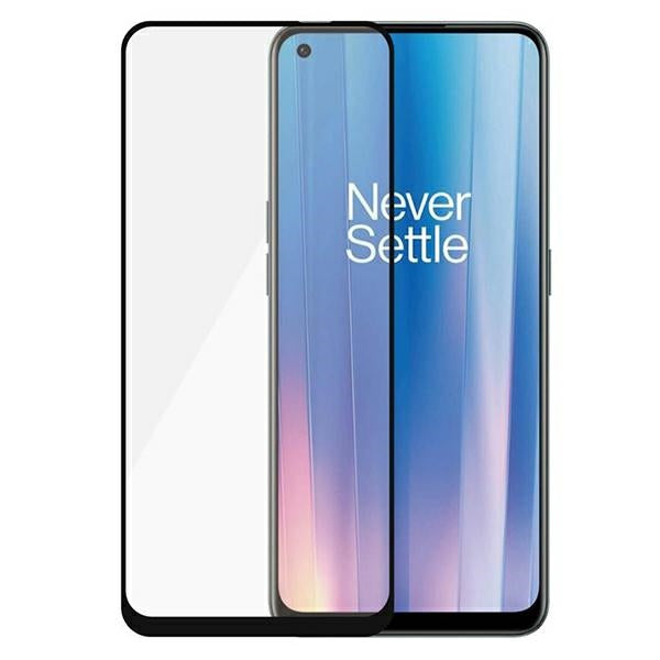 PanzerGlass E2E Super+ tempered glass on OnePlus Nord CE 2 - with black frame