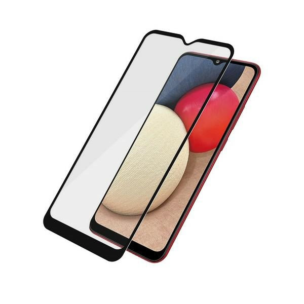 PanzerGlass E2E Super+ antibacterial tempered glass for Samsung Galaxy A02s - with black frame