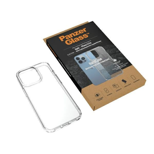 PanzerGlass HardCase antibacterial Military Grade certified case for iPhone 13 Pro - transparent
