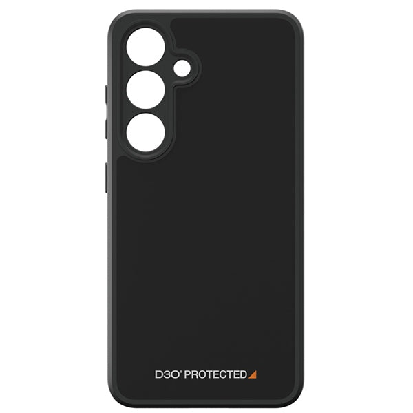PanzerGlass HardCase with D3O® Bio and Military Grade Certification for Samsung Galaxy S24 - Transparent and Black