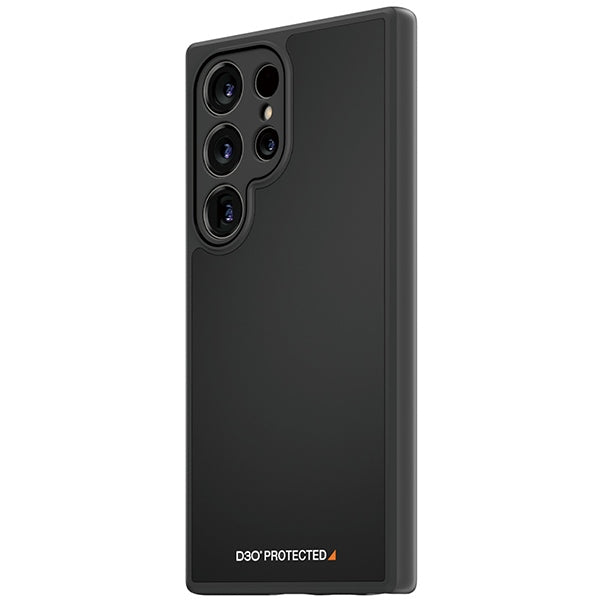PanzerGlass HardCase with D3O® Bio and Military Grade Certification for Samsung Galaxy S24 Ultra - Transparent and Black