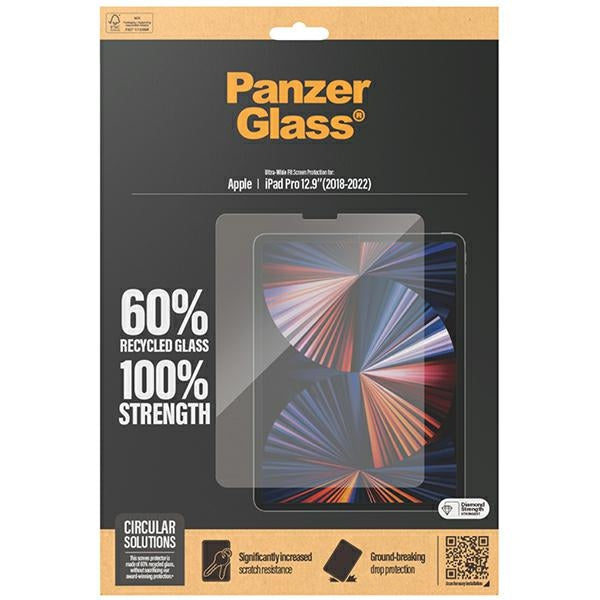 PanzerGlass Ultra-Wide Fit tempered glass for iPad Pro 12.9" 2018-2022