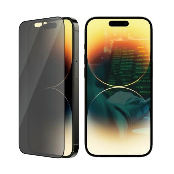 PanzerGlass Ultra-Wide Fit Antibacterial Privacy Tempered Glass for iPhone 14 Pro