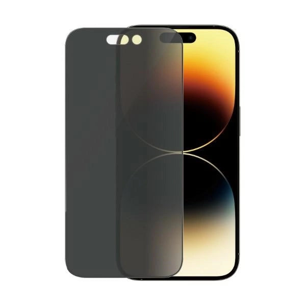 PanzerGlass Ultra-Wide Fit Antibacterial Privacy Tempered Glass for iPhone 14 Pro