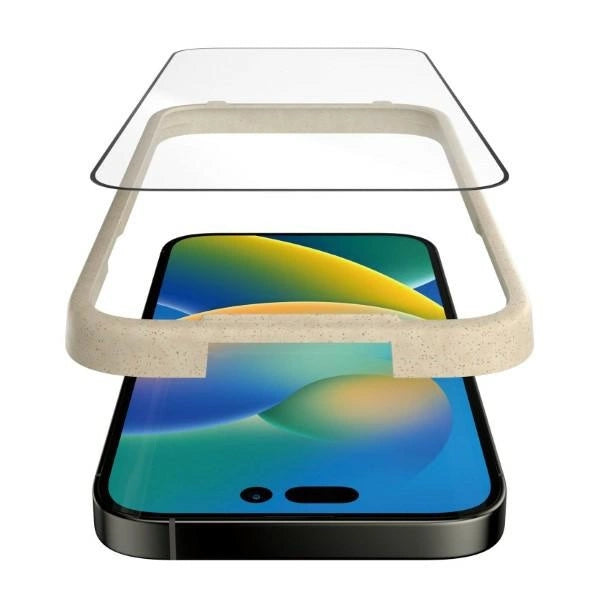 PanzerGlass Ultra-Wide Fit antibacterial tempered glass with glare filter and positioner for iPhone 14 Pro