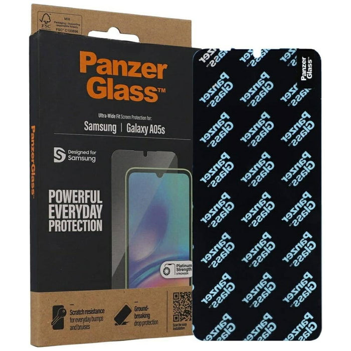 PanzerGlass Ultra-Wide Fit tempered glass for Samsung Galaxy A05s