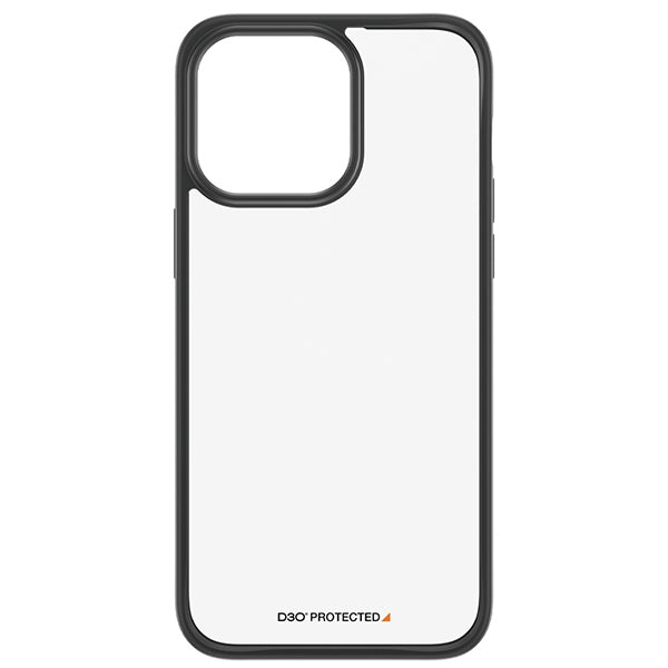 PanzerGlass ClearCase Case for iPhone 15 Pro Max with Military Grade Certification - Transparent and Black