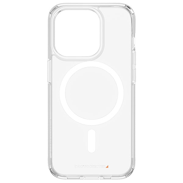 PanzerGlass HardCase with MagSafe with D3O and Military Grade Certified for iPhone 15 Pro - Transparent