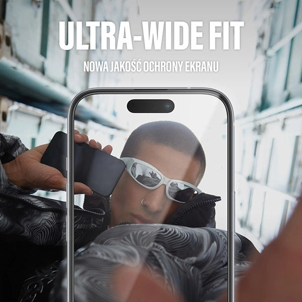 SAFE by PanzerGlass Ultra-Wide Fit tempered glass for iPhone 15 Pro