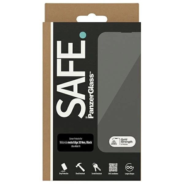 SAFE by PanzerGlass Ultra-Wide Fit Tempered Glass for Motorola Edge 30 Neo