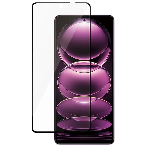 SAFE by PanzerGlass Ultra-Wide Fit tempered glass on Xiaomi Mi 12 Pro 5G / Poco X5 Pro / 12 Pro+ - with black frame