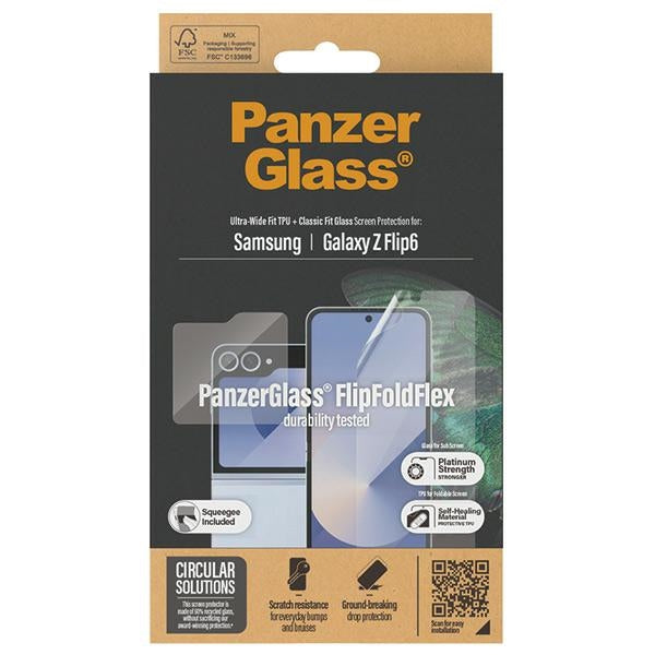 PanzerGlass Bundle 2in1 foil + tempered glass for Samsung Galaxy Z Flip 6