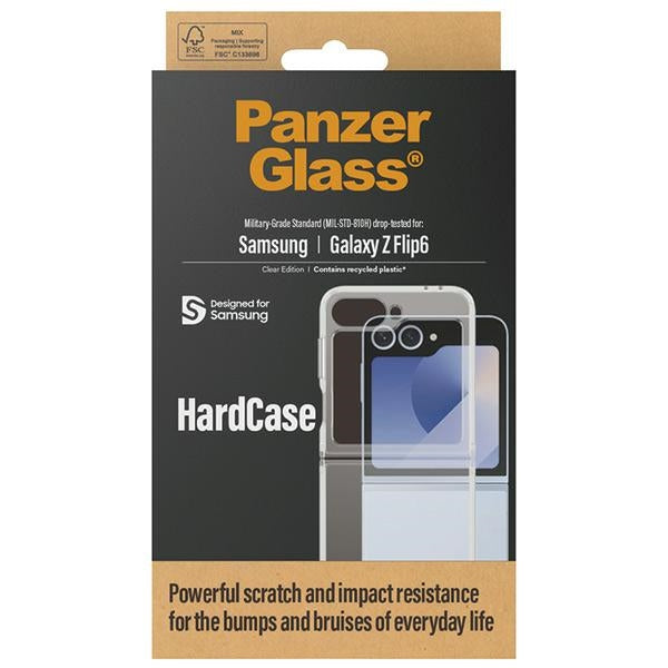 PanzerGlass HardCase case for Samsung Galaxy Z Flip 6 - transparent