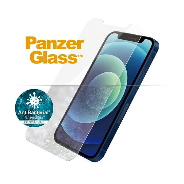 Tempered glass PanzerGlass Standard Super+ antibacterial for iPhone 12 Mini