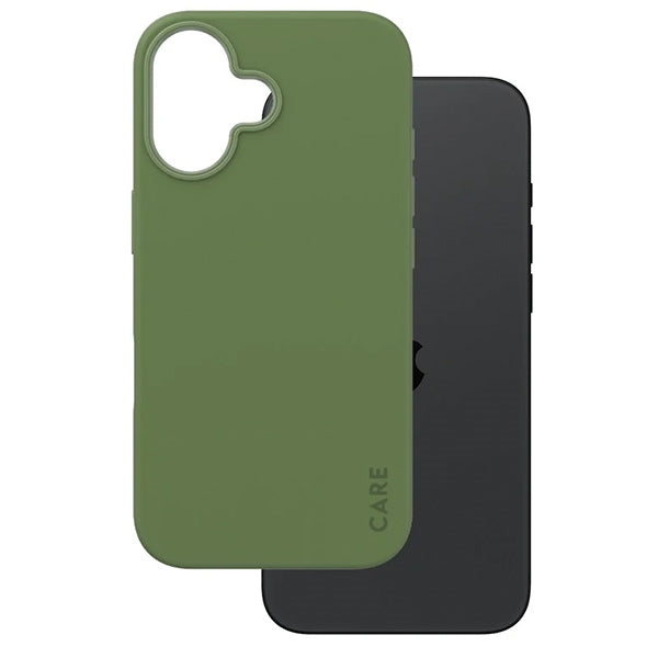 CARE by PanzerGlass Fashion Case iPhone 16 6.1" green/green MagSafe 1385