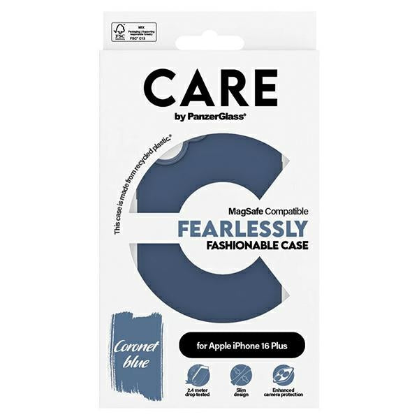 CARE by PanzerGlass Fashion Case iPhone 16 Plus 6.7" blue/blue MagSafe 1383