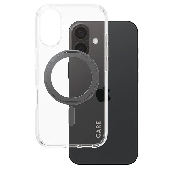CARE by PanzerGlass Feature Kickstand Case iPhone 16 6.1" black/black MagSafe 1321