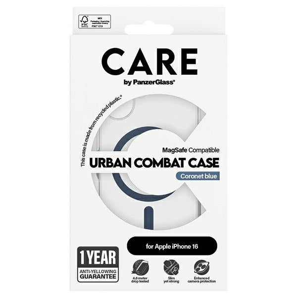 CARE by PanzerGlass Flagship Case iPhone 16 6.1" blue/blue MagSafe 1365