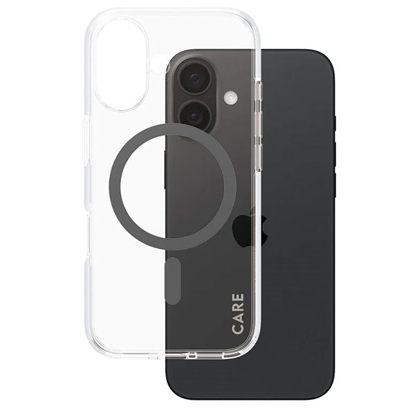 CARE by PanzerGlass Flagship Case iPhone 16 6.1" black/black MagSafe 1345