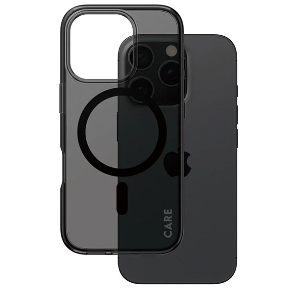 CARE by PanzerGlass Flagship Case iPhone 16 Pro 6.3"" smoke/smokey MagSafe 1350