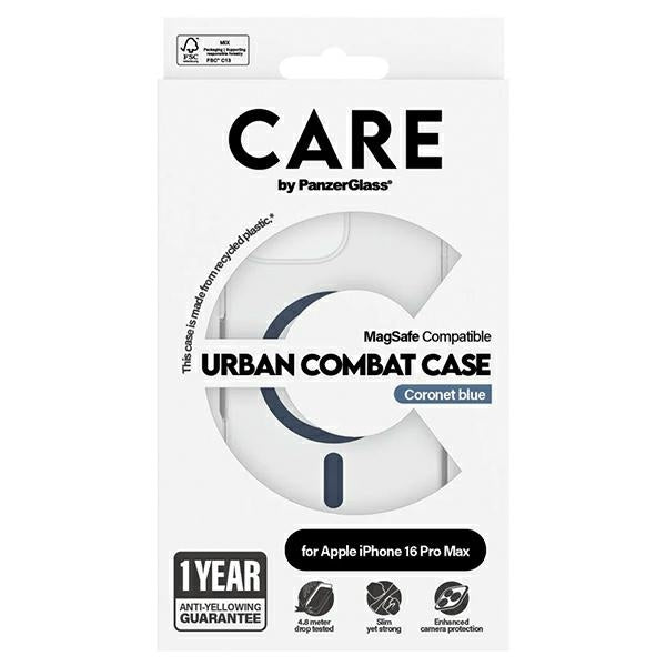 CARE by PanzerGlass Flagship Case iPhone 16 Pro Max 6.9" blue/blue MagSafe 1368