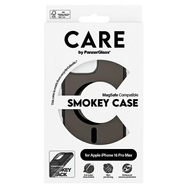 CARE by PanzerGlass Flagship Case iPhone 16 Pro Max 6.9" smoke/smokey MagSafe 1352