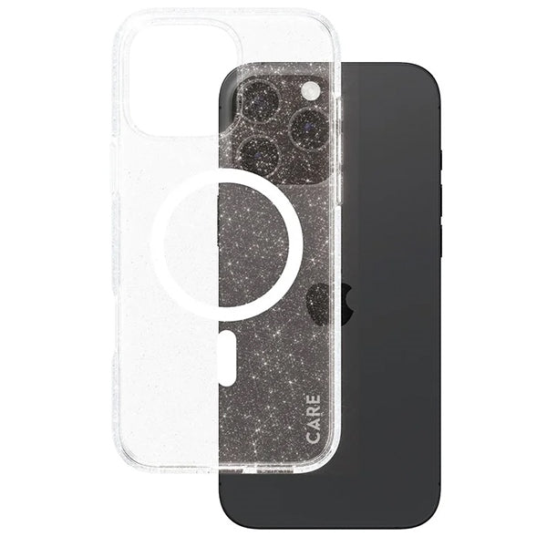 CARE by PanzerGlass Flagship Star Lit Case iPhone 16 Pro Max 6.9" white/white MagSafe 1344