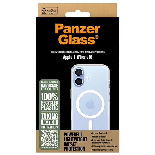 PanzerGlass HardCase iPhone 16 6.1" white MagSafe 1291