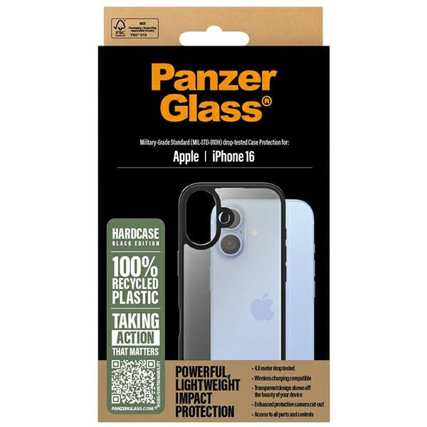 PanzerGlass HardCase iPhone 16 6.1" black/black 1295