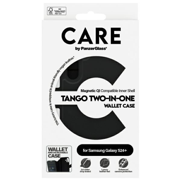 CARE by PanzerGlass Feature Tango 2in1 Wallet case for Samsung Galaxy S24+ - black
