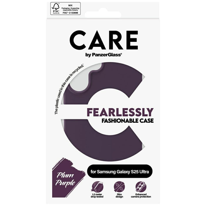 CARE by PanzerGlass Fashion Case for Samsung Galaxy S25 Ultra - Purple