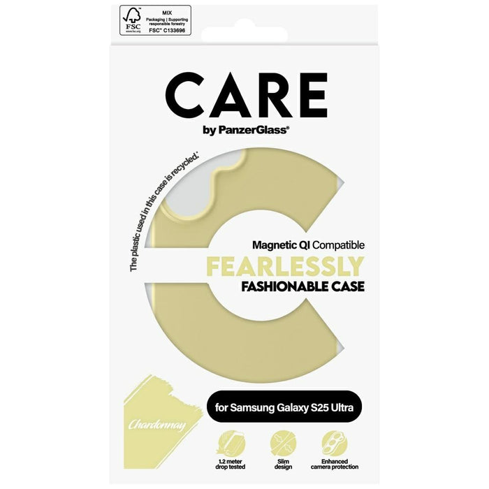 CARE by PanzerGlass Fashion QI Case for Samsung Galaxy S25 Ultra - Purple