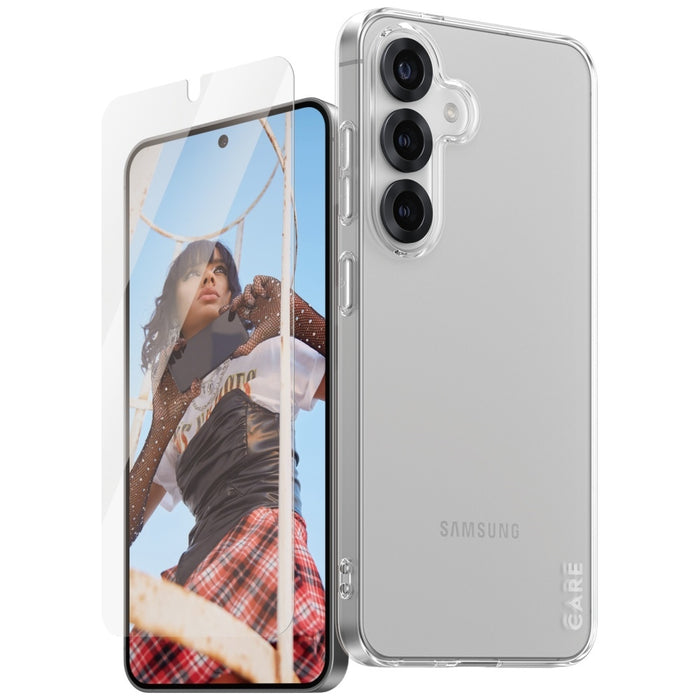 CARE by PanzerGlass Fashion 2in1 Case+Glass protection set for Samsung Galaxy S25