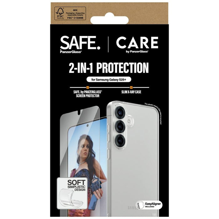 CARE by PanzerGlass Fashion 2in1 Case+Glass protection set for Samsung Galaxy S25+