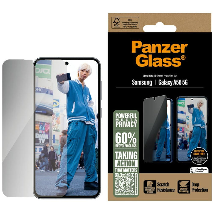 PanzerGlass Ultra-Wide Fit Privacy Glass for Samsung Galaxy A56 5G