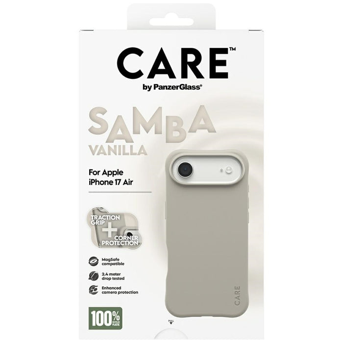 CARE by PanzerGlass Fashionable Samba MagSafe Case for iPhone Air - Gray