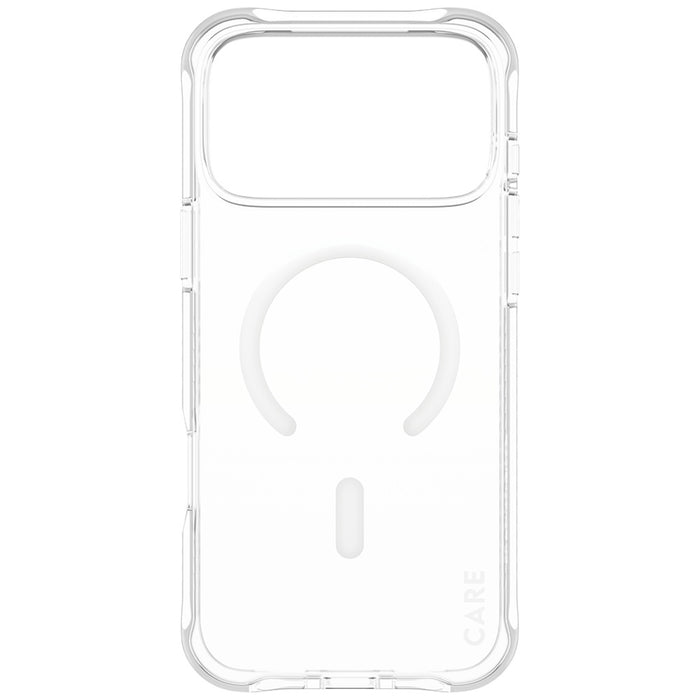 CARE by PanzerGlass Fashionable Samba Case w. White MagSafe for iPhone 17 Pro Max - Transparent