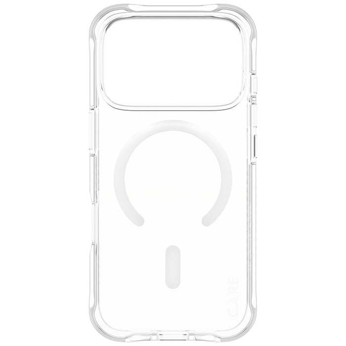 CARE by PanzerGlass Fashionable Samba Case w. White MagSafe for iPhone 17 Pro - Transparent