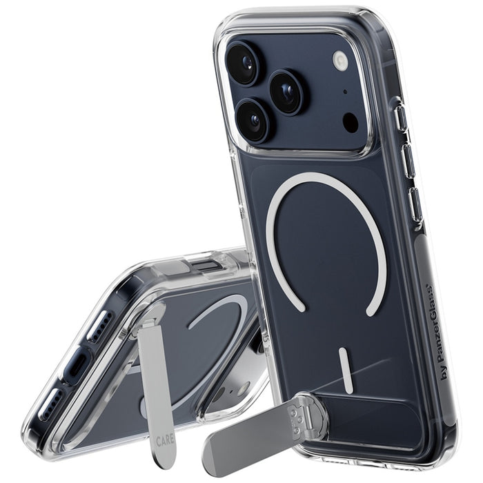 CARE by PanzerGlass Feature Case w. Kickstand MagSafe for iPhone 17 Pro - Clear