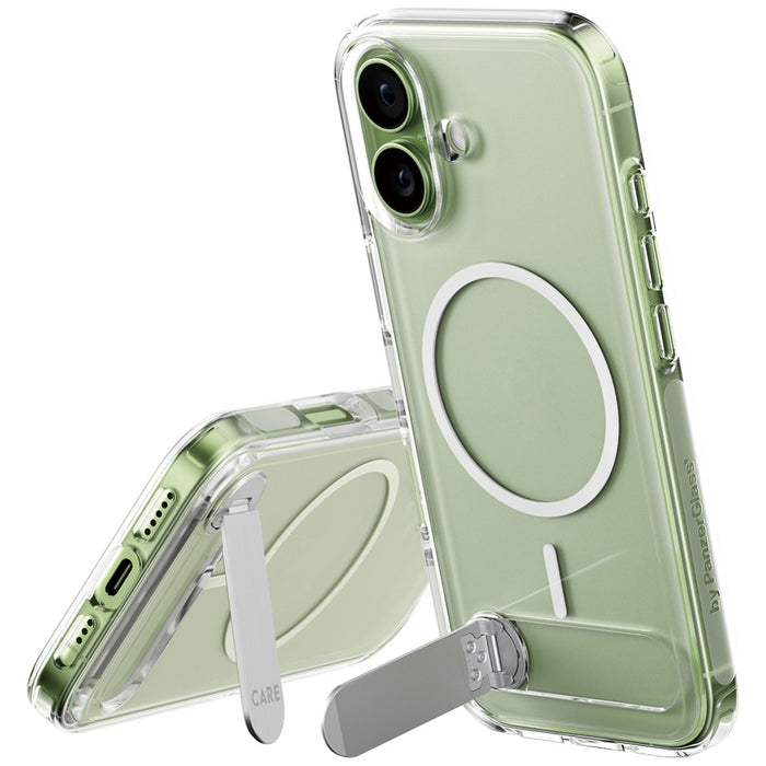 CARE by PanzerGlass Feature Case w. Kickstand MagSafe for iPhone 17 - Transparent