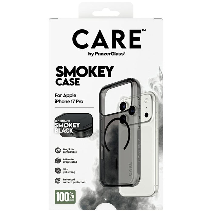 CARE by PanzerGlass Flagship Urban Explorer Case w. Black MagSafe for iPhone 17 Pro - Black