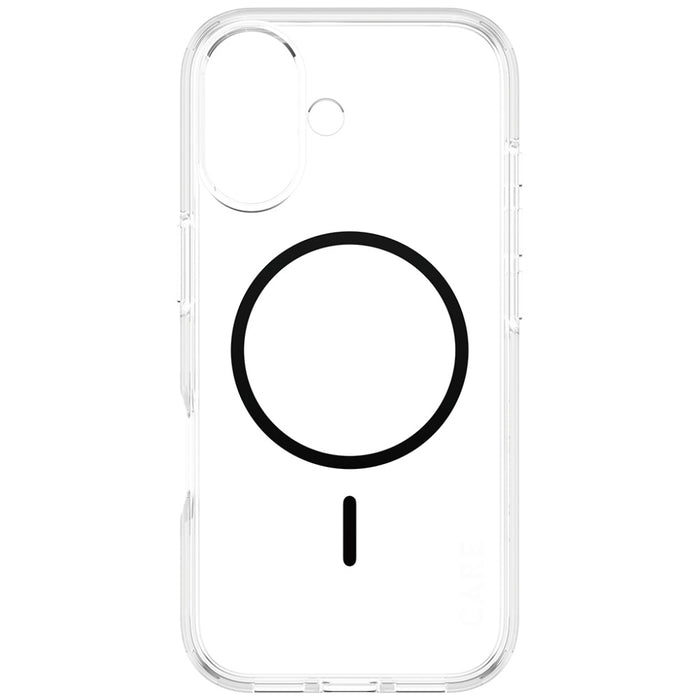 CARE by PanzerGlass Flagship Urban Explorer Case w. Black MagSafe for iPhone 17 - Transparent