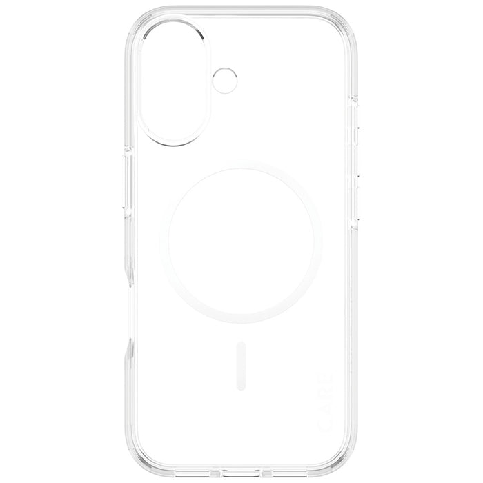 CARE by PanzerGlass Flagship Urban Explorer Case w. White MagSafe for iPhone 17 - Transparent