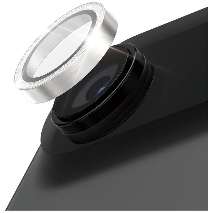 PanzerGlass Hoops Glitter Tempered Glass Lens Screen Protector for iPhone Air - Silver